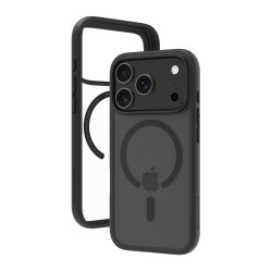 dbramante1928 Grenen - Zadní kryt pro mobilní telefon - kompatibilita s MagSafe - plast - černá, průhledná - pro Apple iPhone