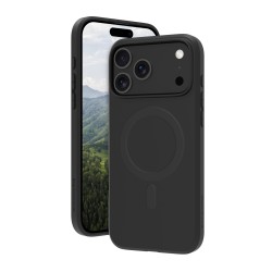 dbramante1928 Greenland Pro - Zadní kryt pro mobilní telefon - kompatibilita s MagSafe - plast - noční čerň - pro Apple iPhone