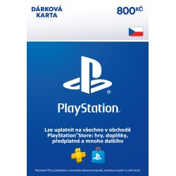 ESD CZ - PlayStation Store el. peněženka - 800 Kč