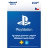 CZ - PlayStation Store el. peněženka - 800 Kč – herní kredit pro PlayStation (elektronická licence)