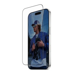 PanzerGlass - Ochrana obrazovky pro mobilní telefon - ultraširoká velikost s FASTFIT IN-A-BOX - sklo - barva rámu cerná - pro