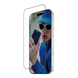 PanzerGlass - Ochrana obrazovky pro mobilní telefon - ultraširoká velikost s FASTFIT IN-A-BOX - sklo - barva rámu cerná - pro