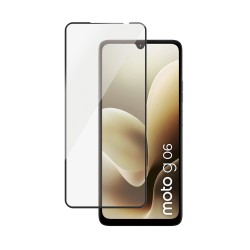 PanzerGlass - Ochrana obrazovky pro mobilní telefon - ultra široký tvar - sklo - barva rámu cerná - pro Motorola Moto G06 power