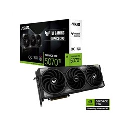 ASUS VGA NVIDIA GeForce RTX 5070 Ti TUF GAMING 16GB OC, 16GB GDDR7, 3xDP, 2xHDMI