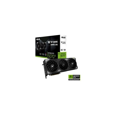 ASUS VGA NVIDIA GeForce RTX 5070 Ti TUF GAMING 16GB OC, 16GB GDDR7, 3xDP, 2xHDMI
