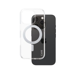 CARE by PanzerGlass - Zadní kryt pro mobilní telefon - s hliníkovým stojánkem - kompatibilita s MagSafe - termoplastický