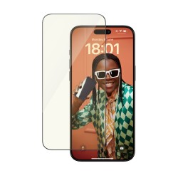 PanzerGlass Eyecare - Ochrana obrazovky pro mobilní telefon - ultra široký tvar - sklo - pro Apple iPhone 15 Pro Max