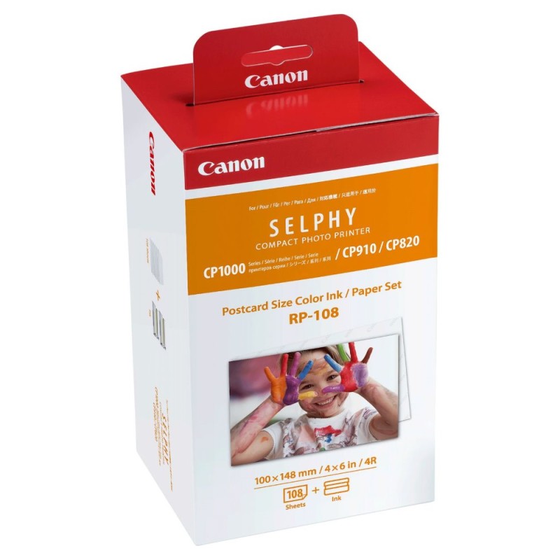 Canon RP-108 papír 100x158mm 108ks do termosublimační tiskárny - poskozeny obal