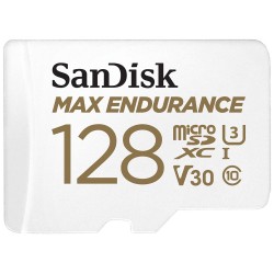 SanDisk MAX ENDURANCE microSDHC 128GB + adaptér
