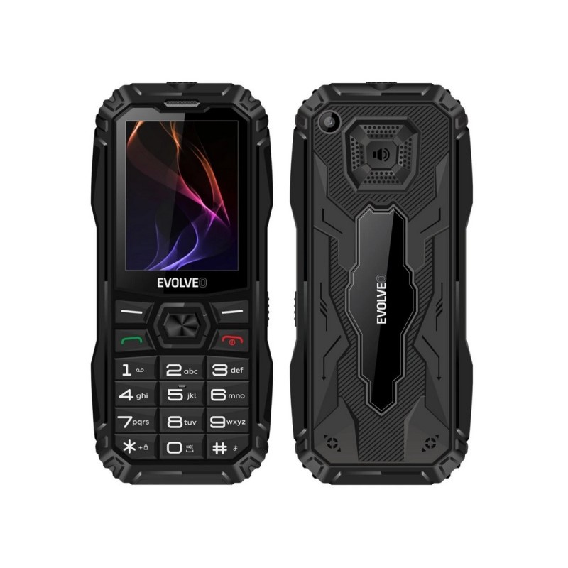 EVOLVEO MaxPhone A1, tlačítkový Dual SIM telefon, černý