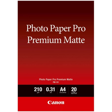 Canon PM-101, A4 fotopapír matný, 20 ks, 210g/m