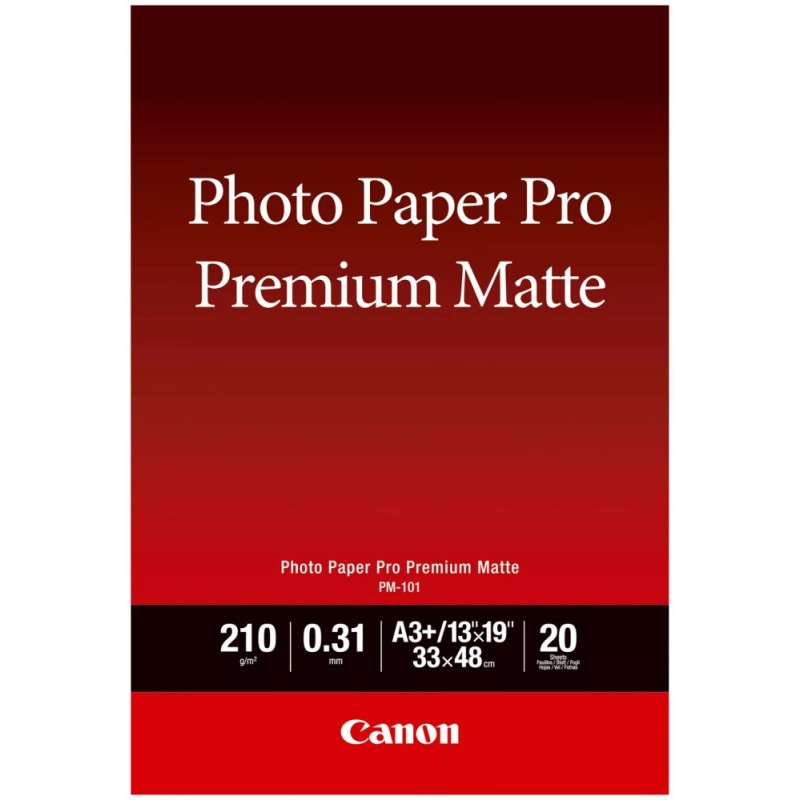 Canon PM-101, A3+ fotopapír matný, 20 ks, 210g/m