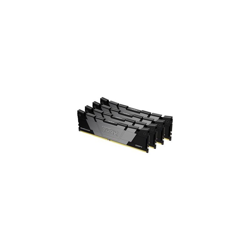 KINGSTON DIMM DDR4 64GB (Kit of 4) 3600MT/s CL16 1Gx8 FURY Renegade Black