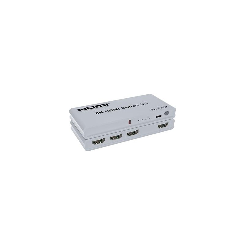 PremiumCord HDMI switch 3:1 s dálkovým ovladačem