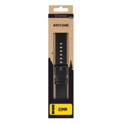 Tactical 307 Kožený Řemínek 22mm Black