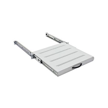 TRITON Police výsuvná 19", 1U/450mm plnovýsuv, nosnost 30kg, šedá