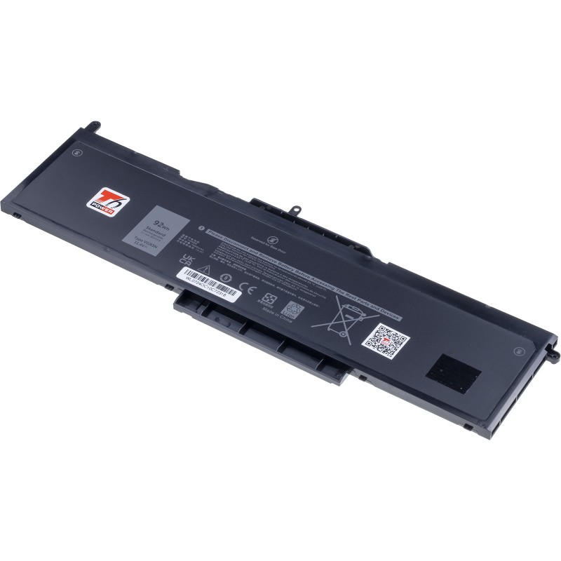 Baterie T6 Power pro Dell Latitude 5580, 5591, Precision 3520, 3530, 8070mAh, 92Wh, 6cell, Li-pol