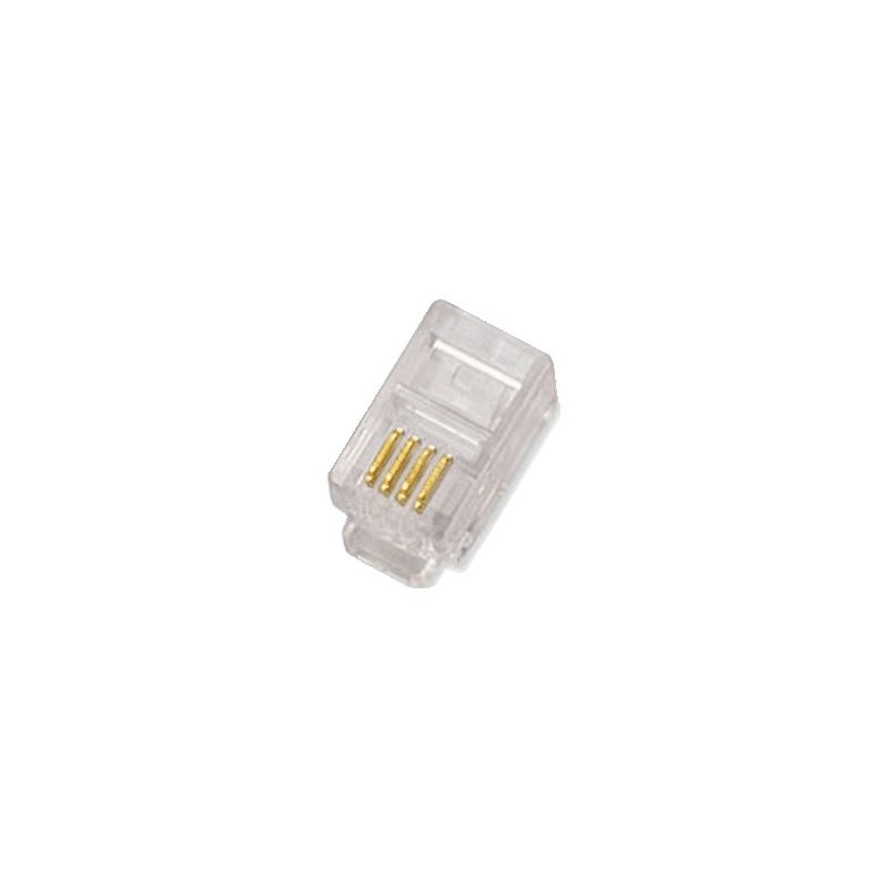 DATACOM Konektor RJ10 UTP lanko 4p4c bal.100ks