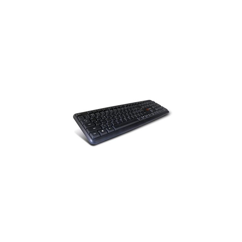 C-TECH klávesnice KB-102 PS/2, slim, black, CZ/SK