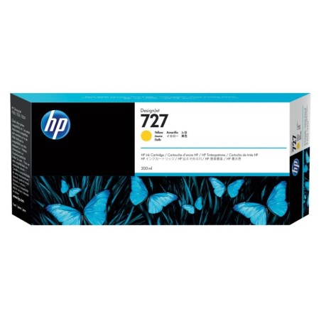 HP 727 300-ml Yellow DesignJet Ink Cartridge