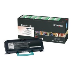 Lexmark originální toner E360H11E, E360H31, black, 9000str., high capacity, return