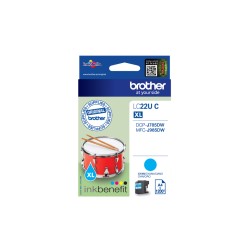 Brother LCLC22UC - XL - azurová - originální - inkoustová cartridge - pro Brother DCP-J785DW, MFC-J985DW