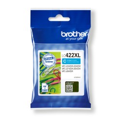 Brother LC422XLC - Vysoká výtěžnost - azurová - originální - inkoustová cartridge - pro Brother MFC-J5340DW, MFC-J5345DW