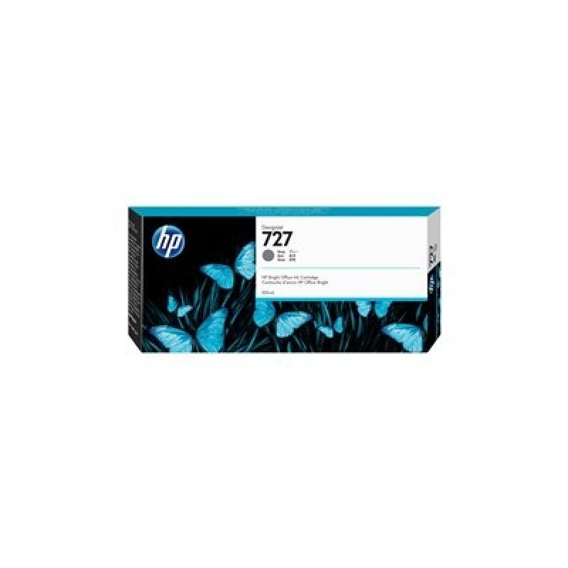 HP 727 300-ml Grey DesignJet Ink Cartridge