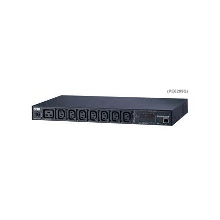 Aten PDU 16A, 8 zásuvek, měřené na PDU, spínané IP
