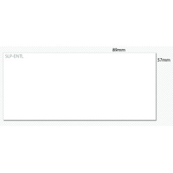 Seiko Instruments SLP-ENTL White Tag 57X89MM/250 Tags/Roll 1 Roll/Box