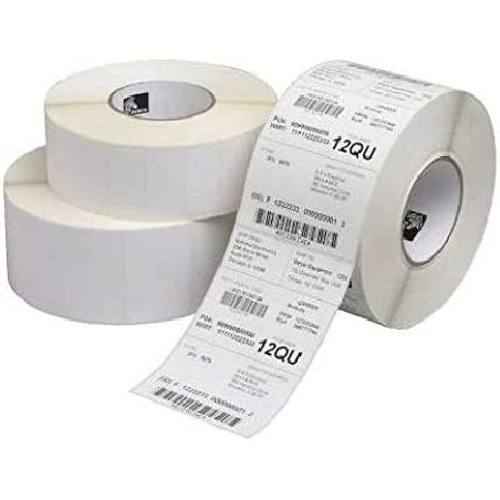 Zebra Label, Paper, 54X35MM Direct Thermal, Z-Select 2000D, Coated, Permanent Adhesive, 76MM Core, RFID, 750 Labels/Roll