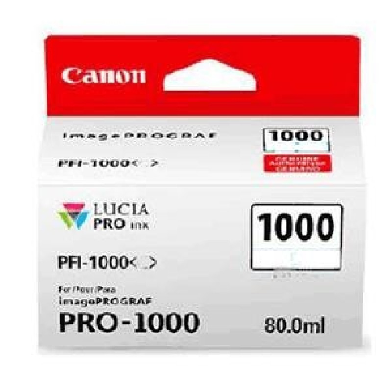 Canon CARTRIDGE PFI-1000C azurová pro ImagePROGRAF PRO-1000 (675 str.)