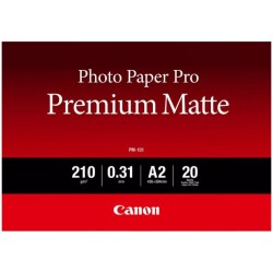 Canon PM-101 Photo Paper Premium Matte, PM-101, foto papír, matný, 8657B017, bílý, A2, 16.54x23.39", 210 g/m2, 20 ks