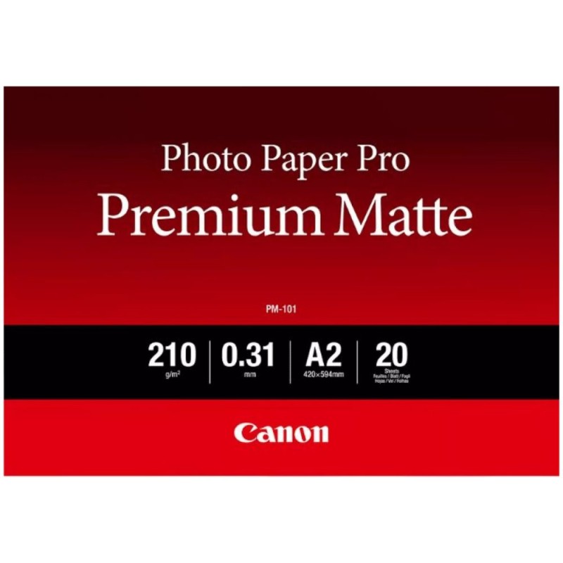 Canon PM-101, A2 fotopapír matný. 20 ks, 210g/m