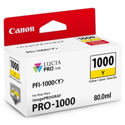 Canon CARTRIDGE PFI-1000Y žlutá pro ImagePROGRAF PRO-1000 (329 str.)