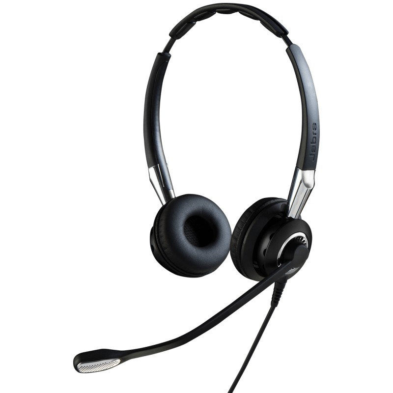 Jabra BIZ 2400 II/Stereo/QD/Drát/Černá-stříbrná 2489825209