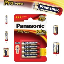 PANASONIC Alkalické baterie Pro Power LR03PPG/4BP AAA 1,5V (Blistr 4ks)