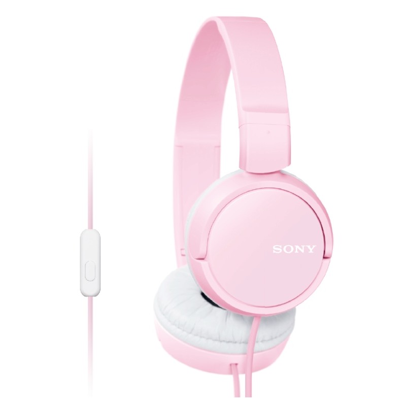 SONY sluchátka MDR-ZX110AP handsfree, růžové