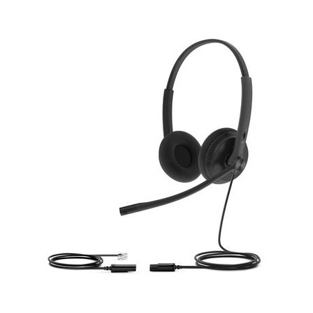 Yealink YHS34 Lite Dual náhlavní souprava na obě uši s QD-RJ9 konektory