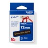 Brother 12MM Gold / Black Ribbon Tape/