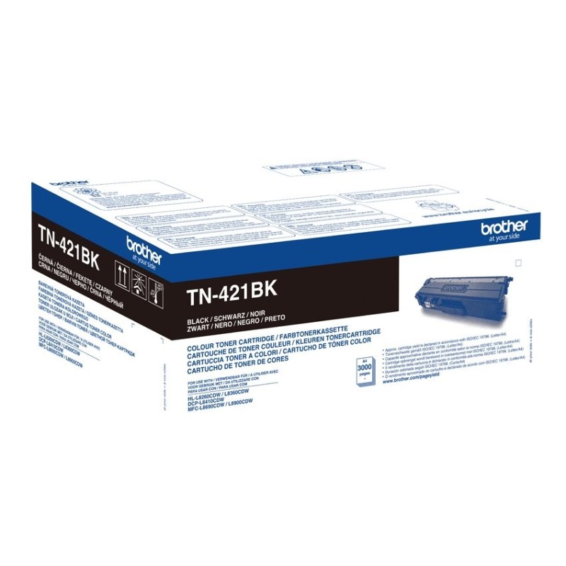 BROTHER Toner TN-421BK pro HL-L8260CDW/HL-L8360CDW/DCP-L8410CDW, 3.000 stran, Black