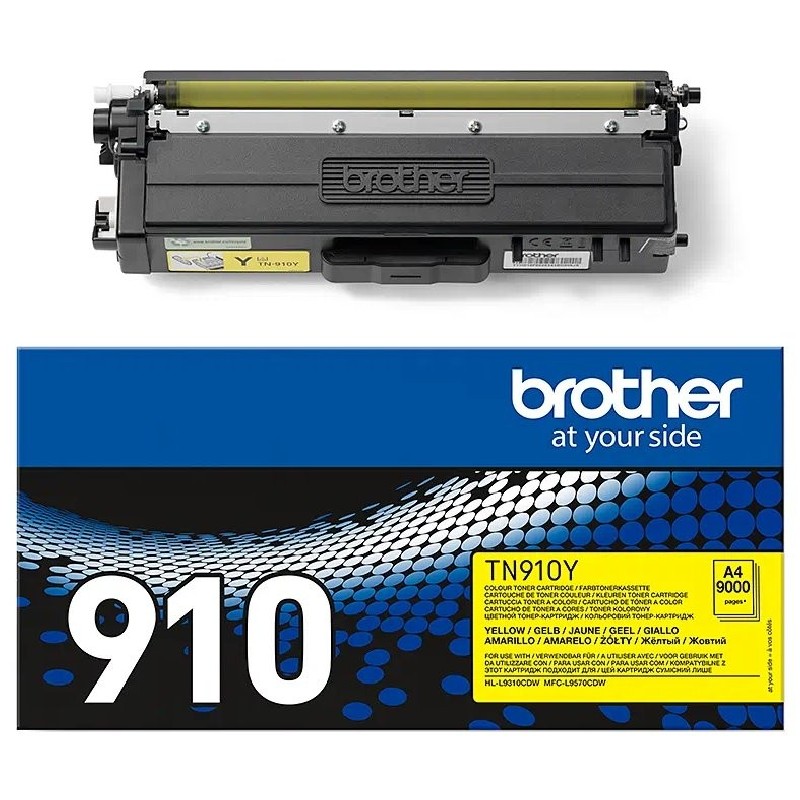 BROTHER Toner TN-910Y pro HLL-9310CDW/MFC-L9570CDW, 9.000 stran, Yellow