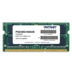 Patriot/SO-DIMM DDR3/8GB/1600MHz/CL11/1x8GB