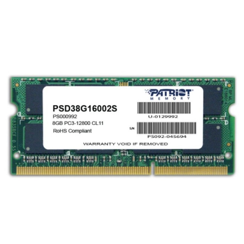 Patriot/SO-DIMM DDR3/8GB/1600MHz/CL11/1x8GB