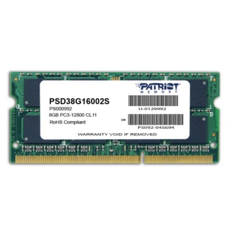 Patriot/SO-DIMM DDR3/8GB/1600MHz/CL11/1x8GB