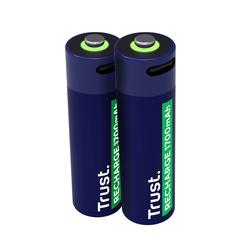 TRUST USB-C RECHARGEABLE BATTERIES 2P - AA