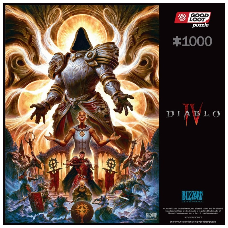 GOODLOOT GLO Gaming Puzzle: Diablo IV Inarius The Father