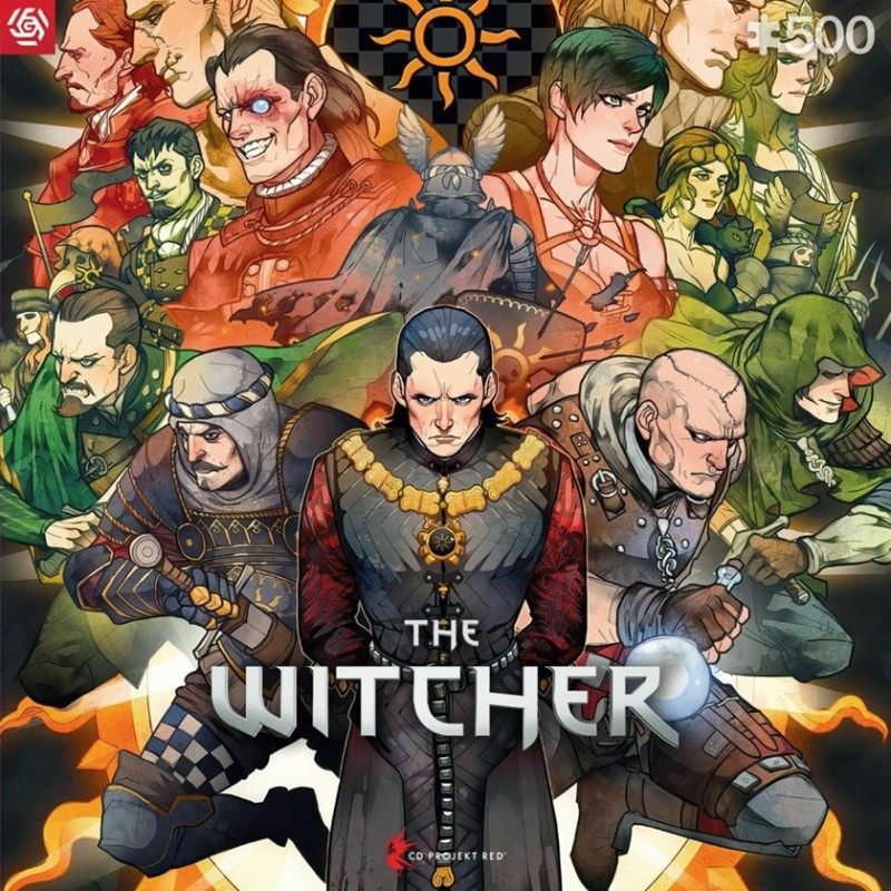 GOODLOOT GLO Gaming Puzzle: The Witcher Nilfgaard