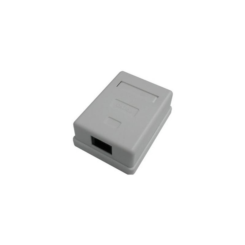 DATACOM Jednozásuvka nad omítku-1xRJ45, Cat5e UTP