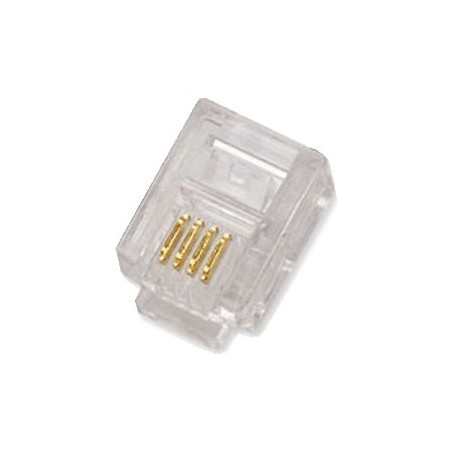 DATACOM Konektor RJ11 UTP lanko 6p4c bal.100ks